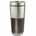 16 Oz. Cutter & Buck American Classic Leather Tumbler